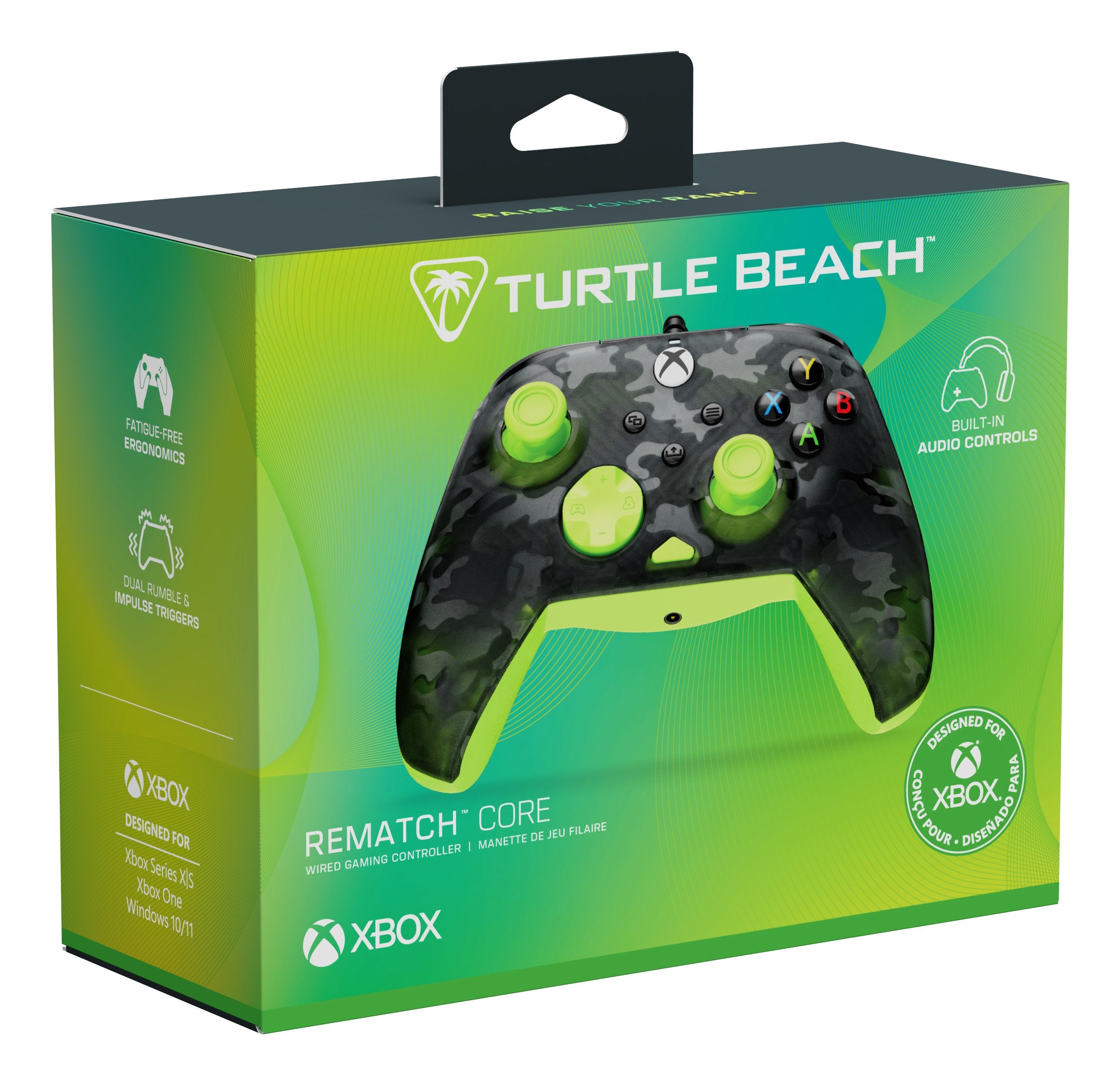 EAN 0840454400021 - Turtle Beach Rematch Core Negro, Gris, Amarillo USB Gamepad PC, Xbox, Xbox One, Xbox Series S, Xbox Serie imagen 10