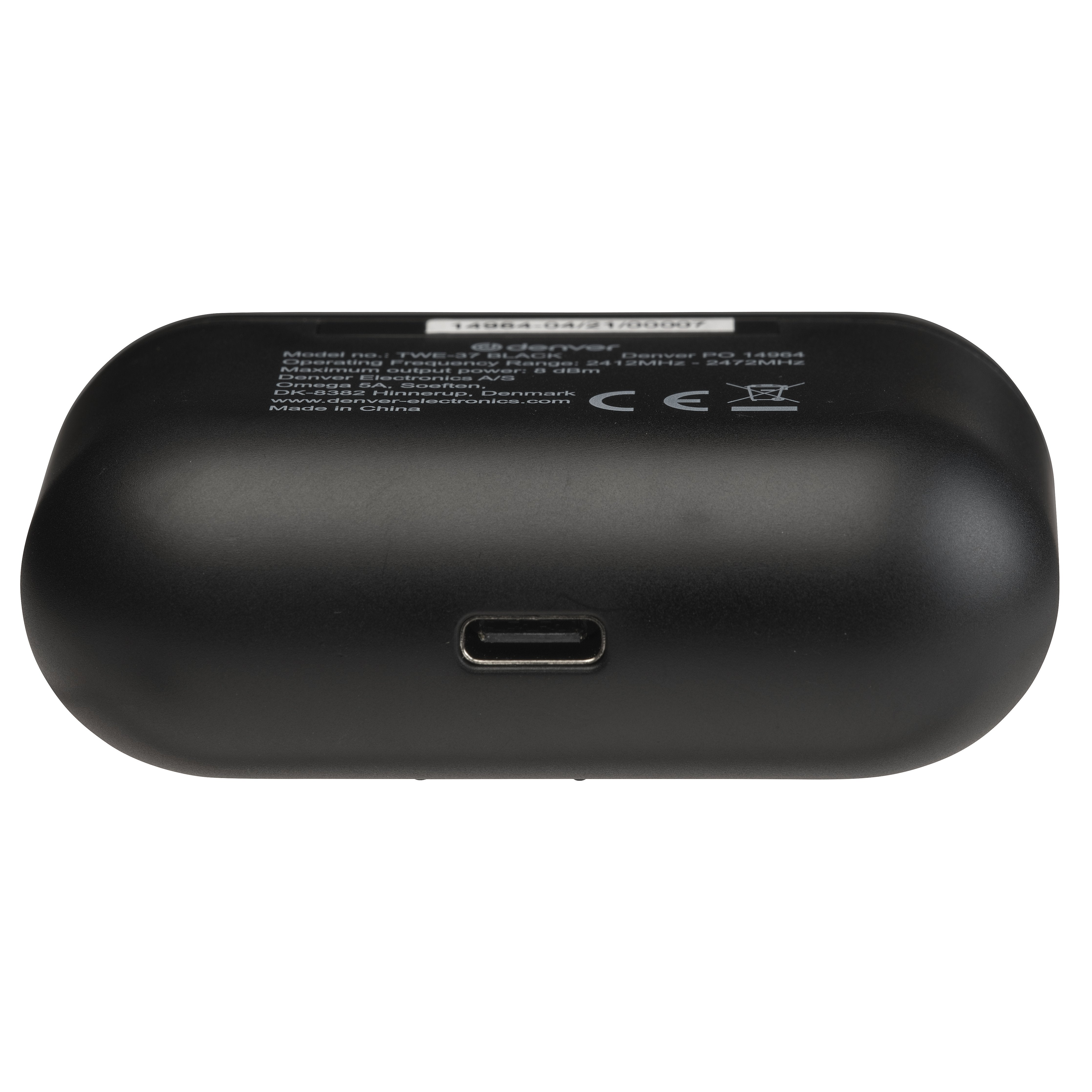 EAN 5706751054334 - Denver TWE-37BLACK auricular y casco Auriculares Inalámbrico Dentro de oído Llamadas/Música Bluetooth Neg imagen 6