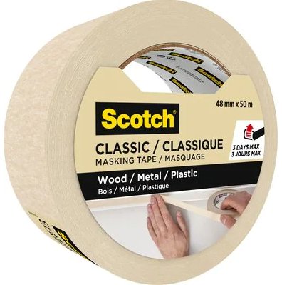 Scotch Classic Cinta De Pintor Para Enmascarar 48mm X 50m - 70% Pefc - Beige