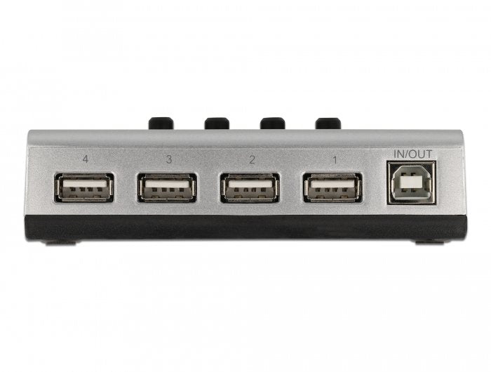 Umschalter Usb 2.0 Mit 1 X Typ-B Buchse Zu 4 X Typ-A Buchse Manuell Bidirektional