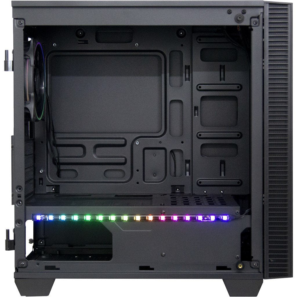 Caja Pc Inter-Tech X-608 Infinity Micro Tower Ventilador 1x120mm Rgb