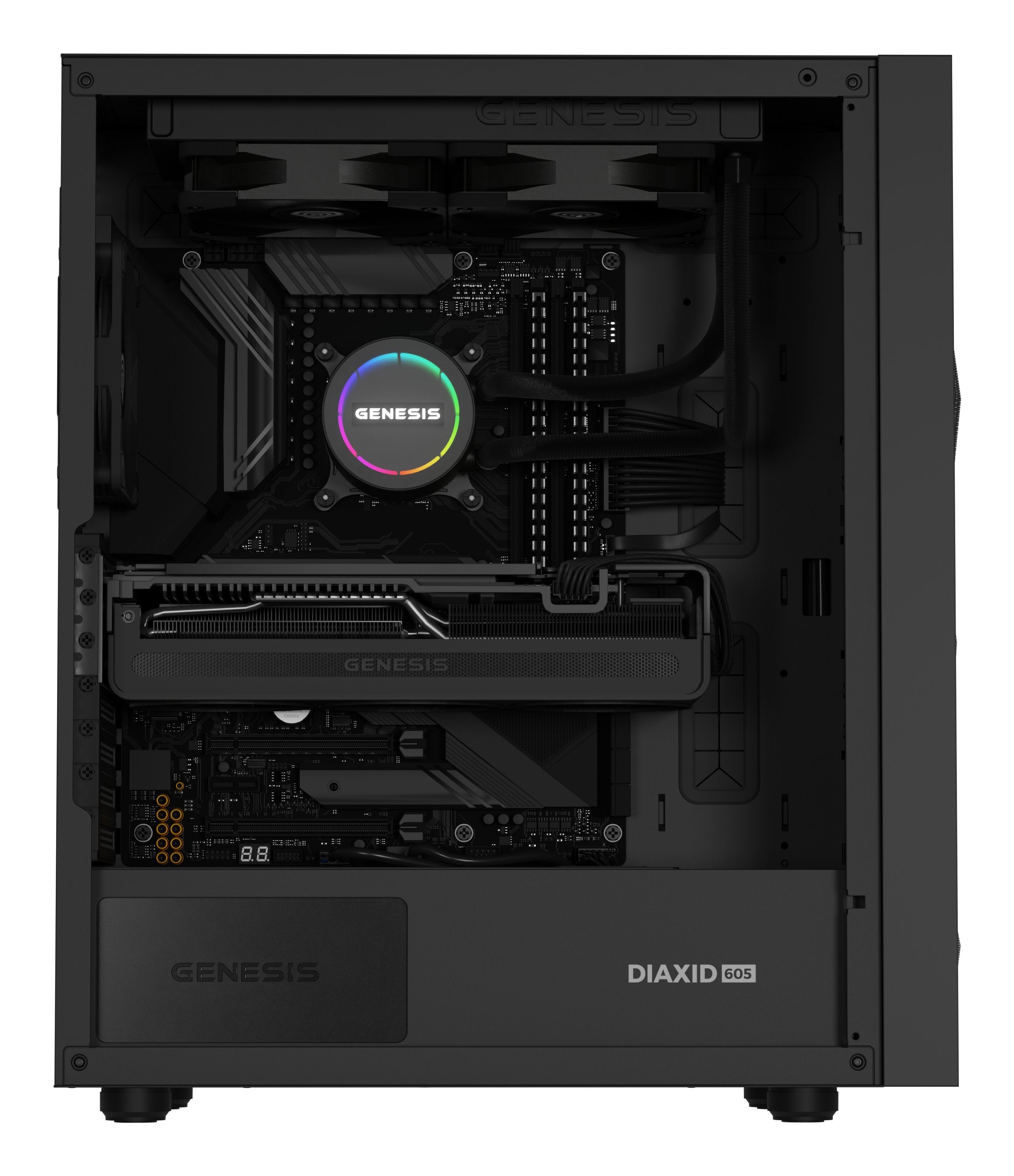 Refrigerador Liquido Cpu Genesis Refrigeracion Liquida Hydria 240 120mm + Pasta Termica Nlg-2321