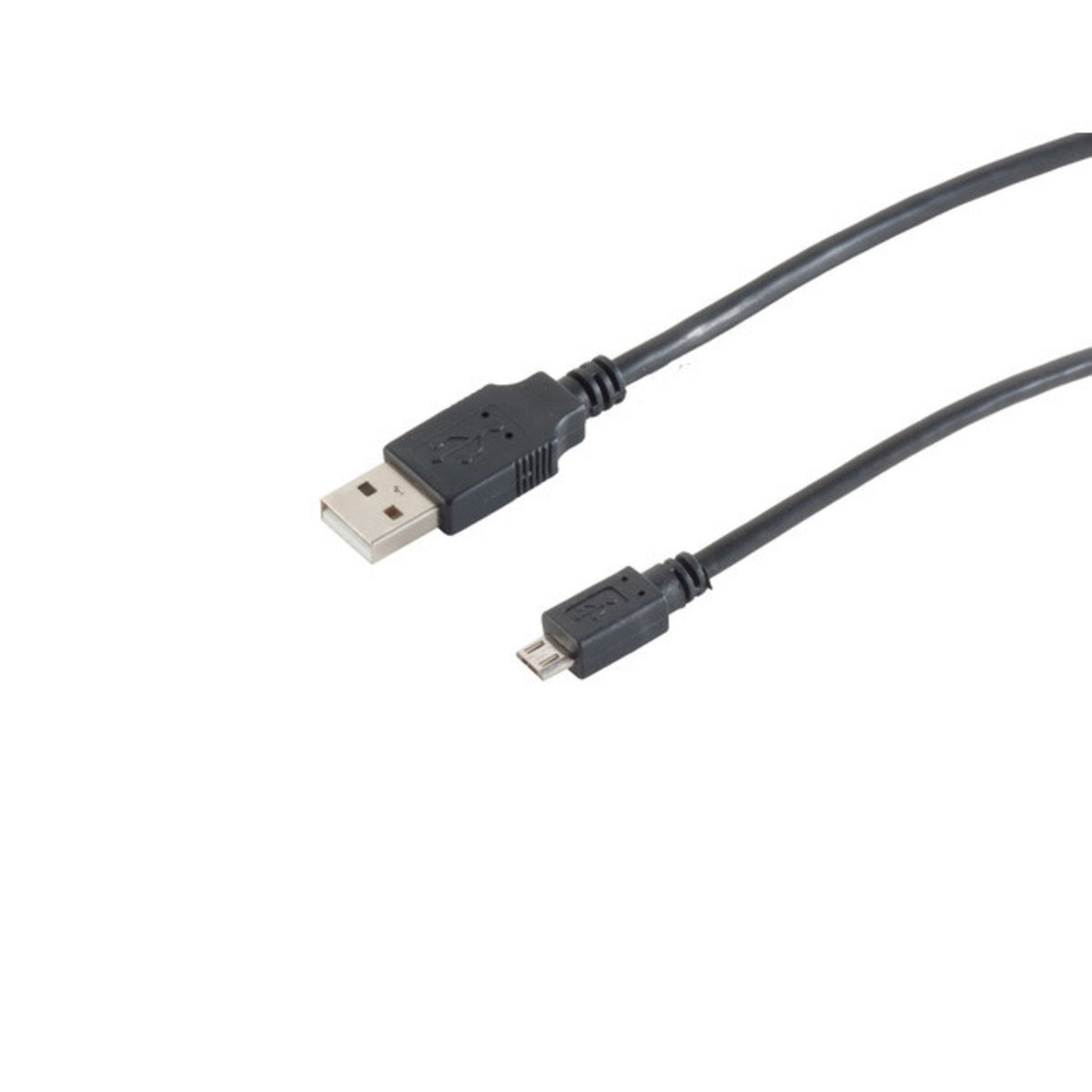 S-Impuls Usb-A Cable Adaptador, Micro-B, 2.0, Negro, 5m
