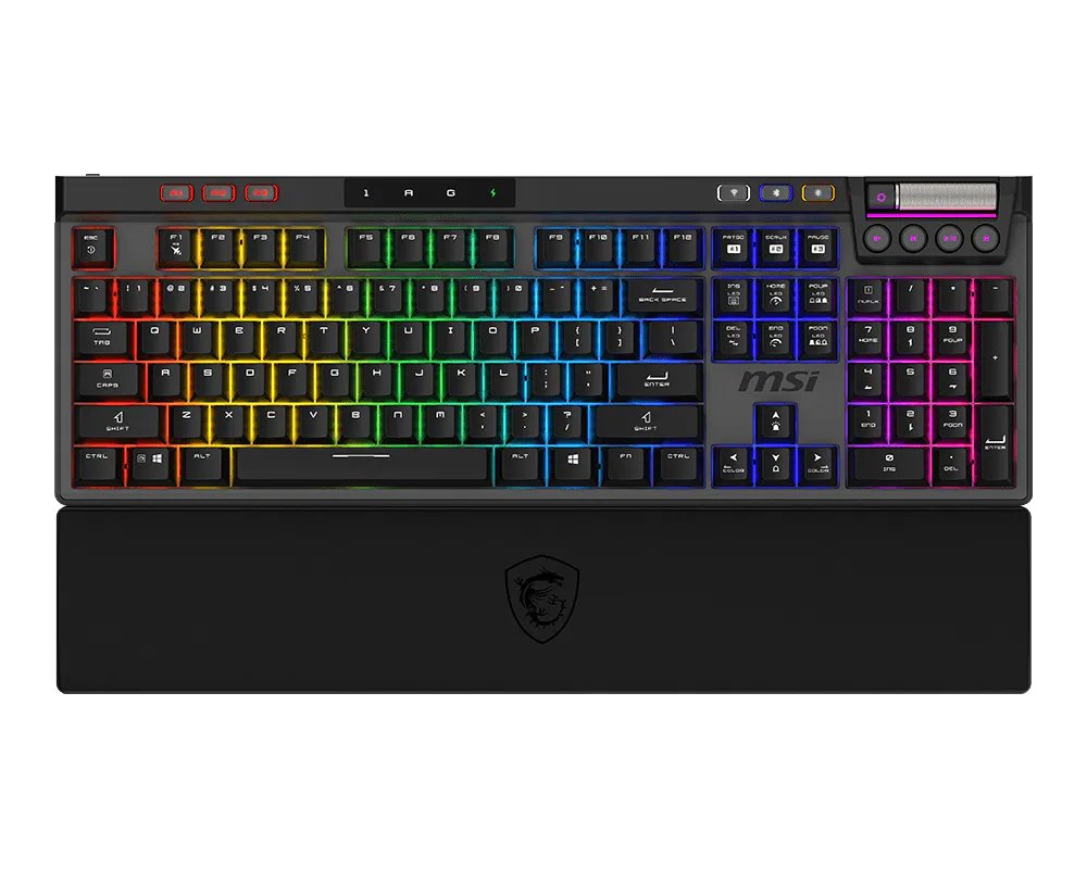 Msi Strike Pro W Silent De Keyboard De Negro