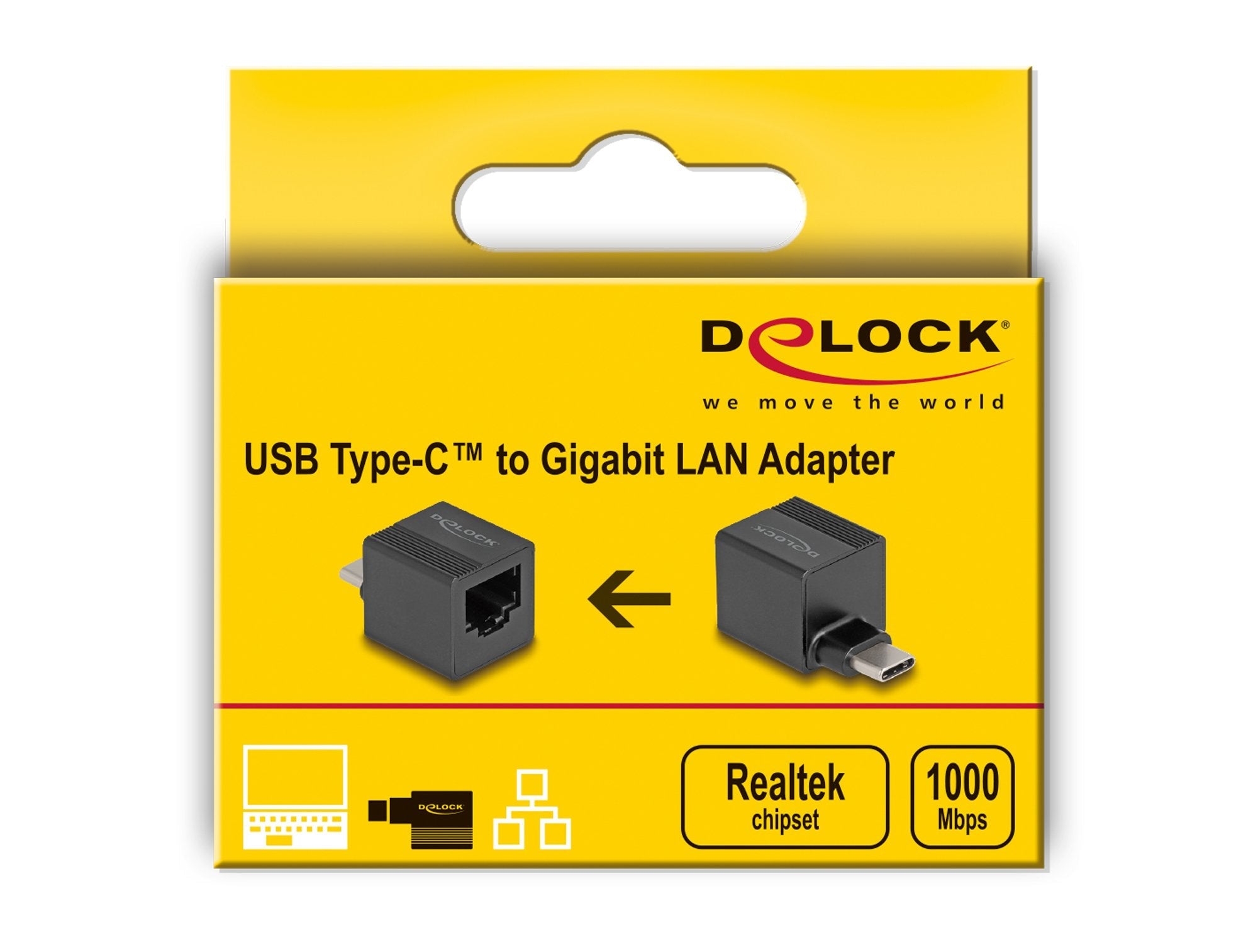 Delock Usb Tipo-C Adaptador A Gigabit Lan Mini