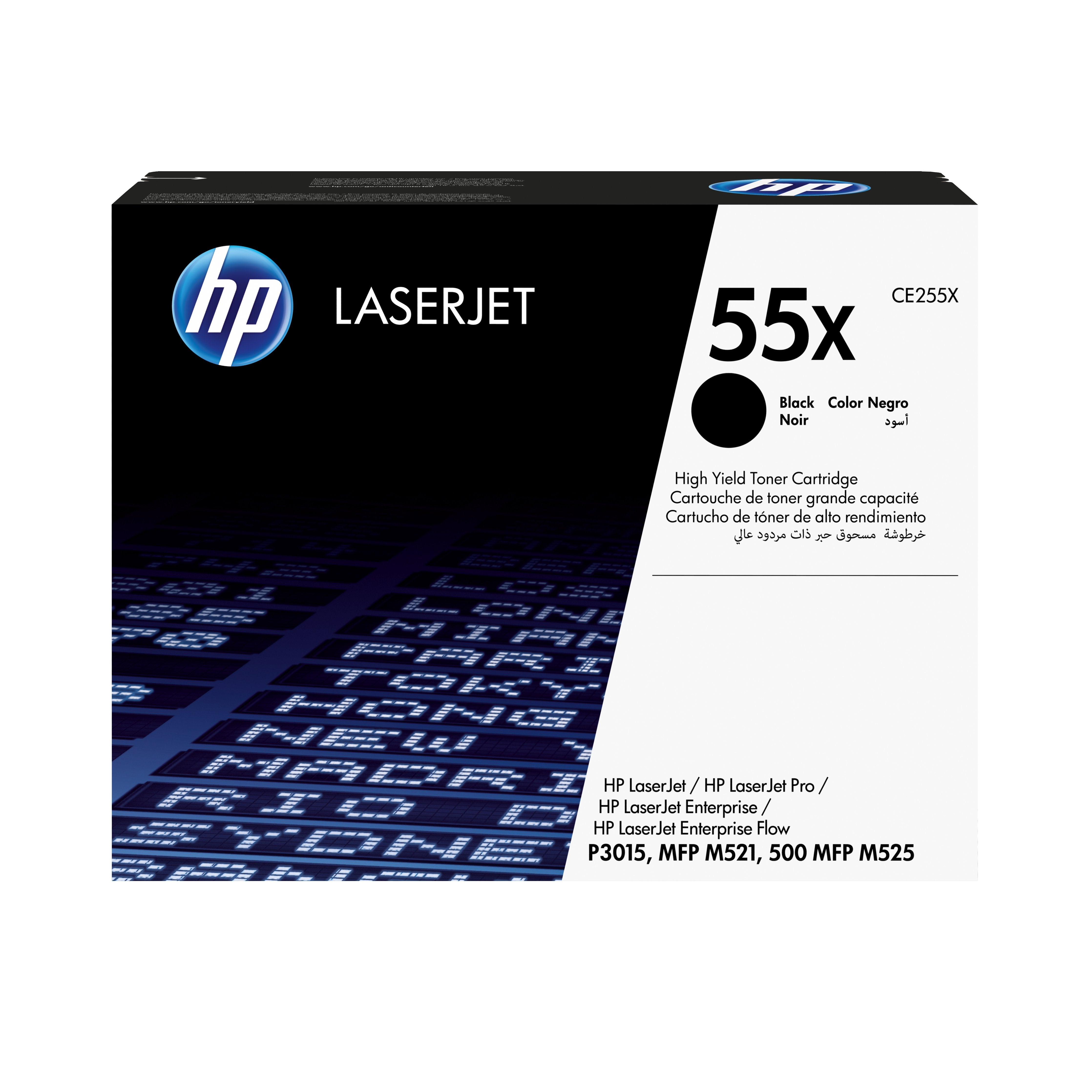 EAN 0884420133704 - HP 55X High Yield Black Original LaserJet Toner Cartridge cartucho de tóner 1 pieza(s) imagen 1