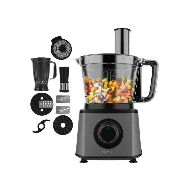 Cecotec Foodprocessor Paprika 2000 Full Procesador De Alimentos - 2000w - Bowl De 3.5l - Jarra De 1.8l - Filtro -