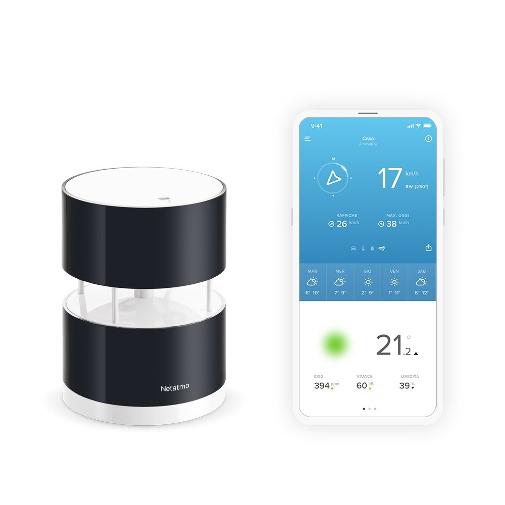 EAN 3700730500227 - Netatmo Wind Gauge sensor ambiental para hogares inteligentes Inalámbrico imagen 3