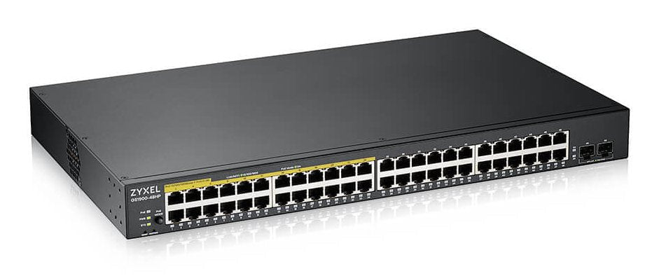 Zyxel Switch 19" 48x Ge Gs1900-48hp V2 48 Port Gbe L2 Poe