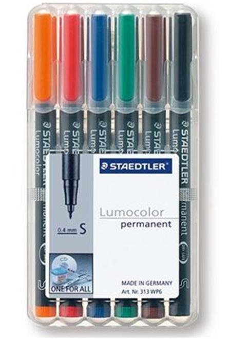 Staedtler Rotuladores Permanentes Lumocolor S Perm 6st
