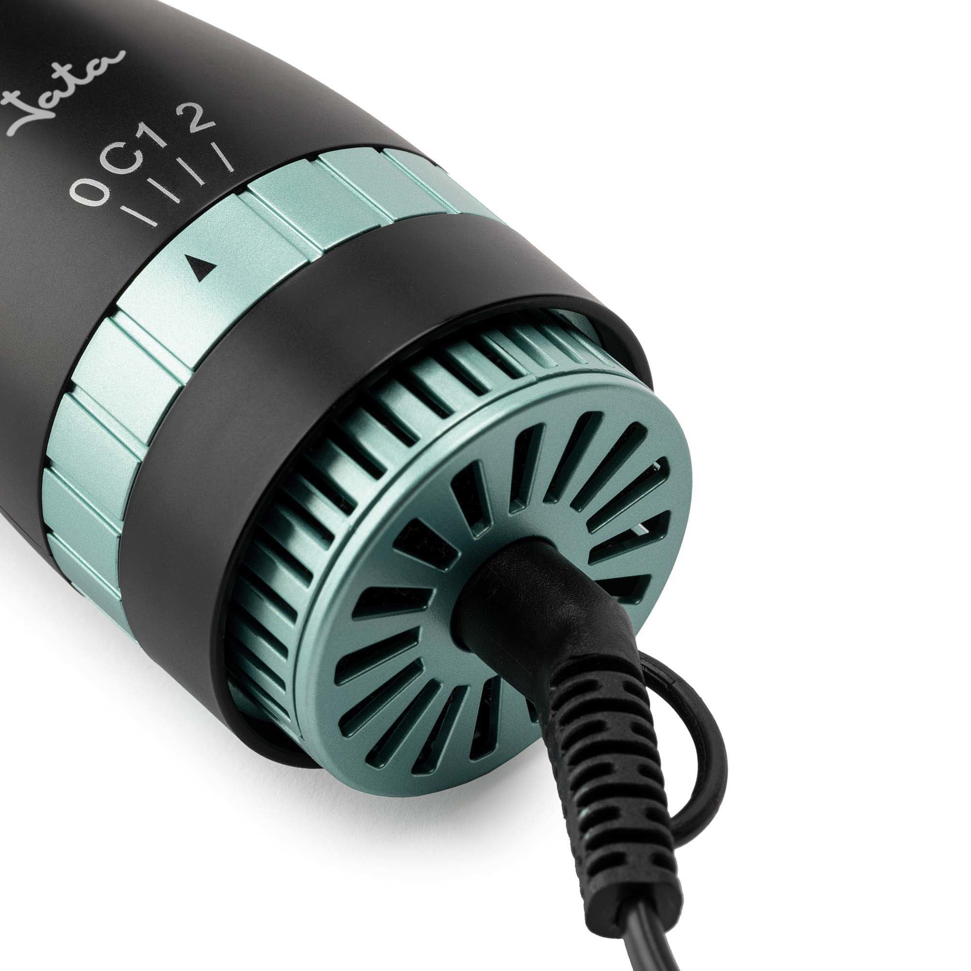 EAN 8421078037354 - JATA JBSC2211 Utensilio de peinado Cepillo de aire caliente Caliente Negro, Turquesa 1200 W 1,8 m imagen 3