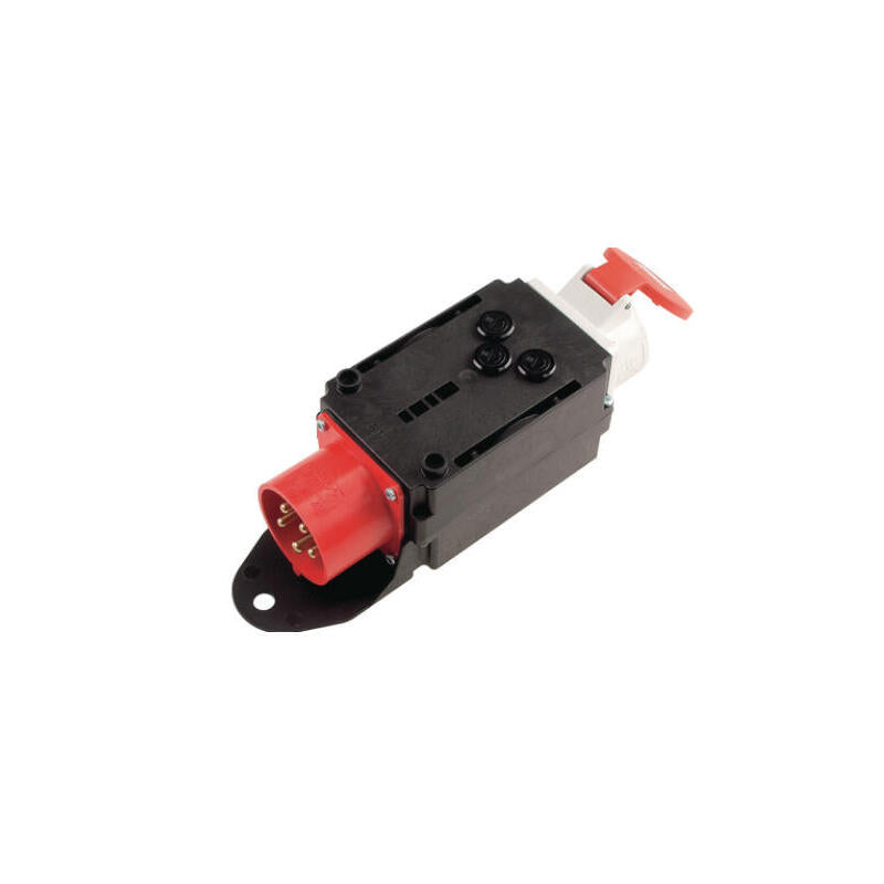 Cee-Adapter Mit Absicherung 1x Cee