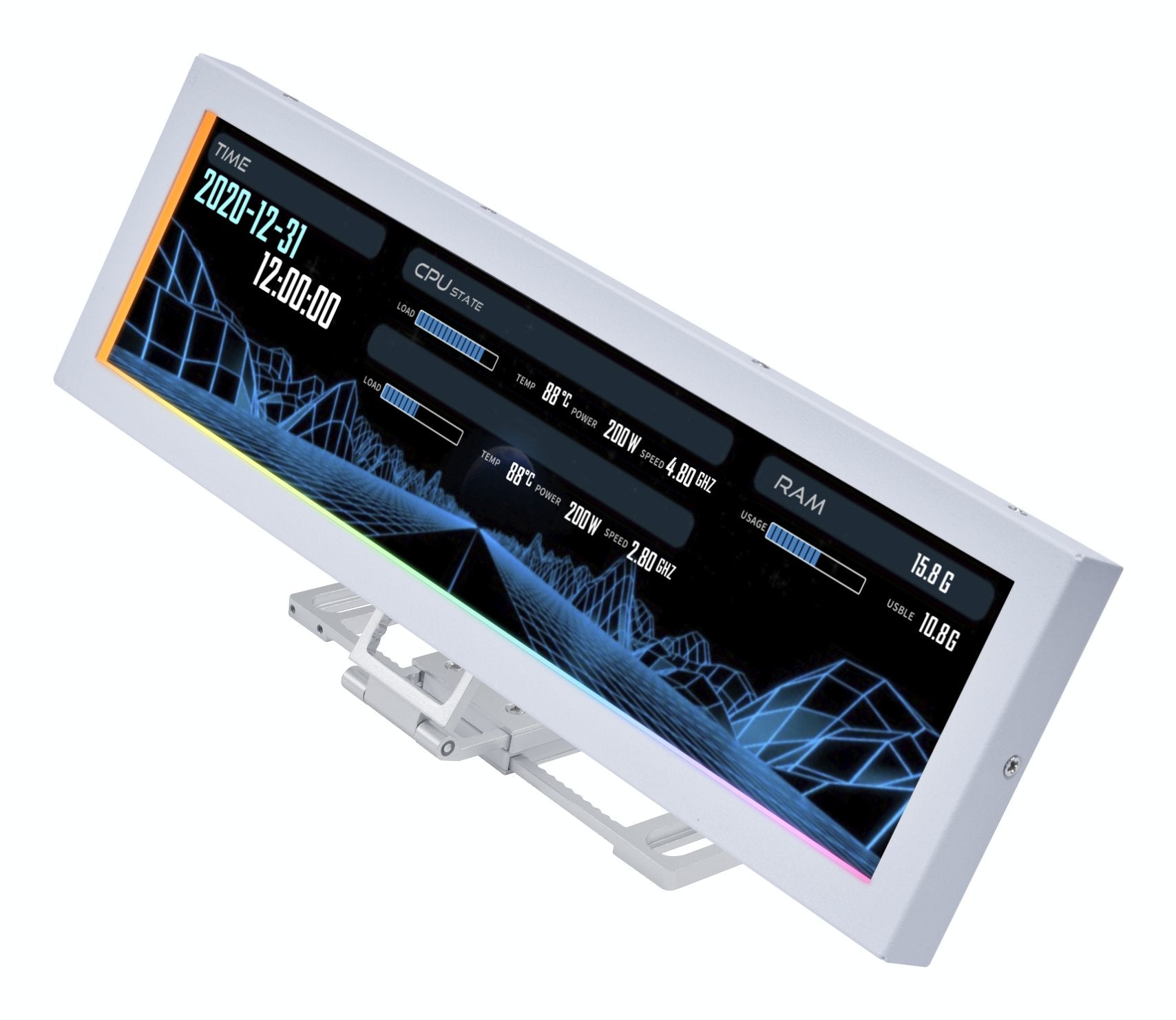 Lcd Lian Li Universal Screen 8.8 White