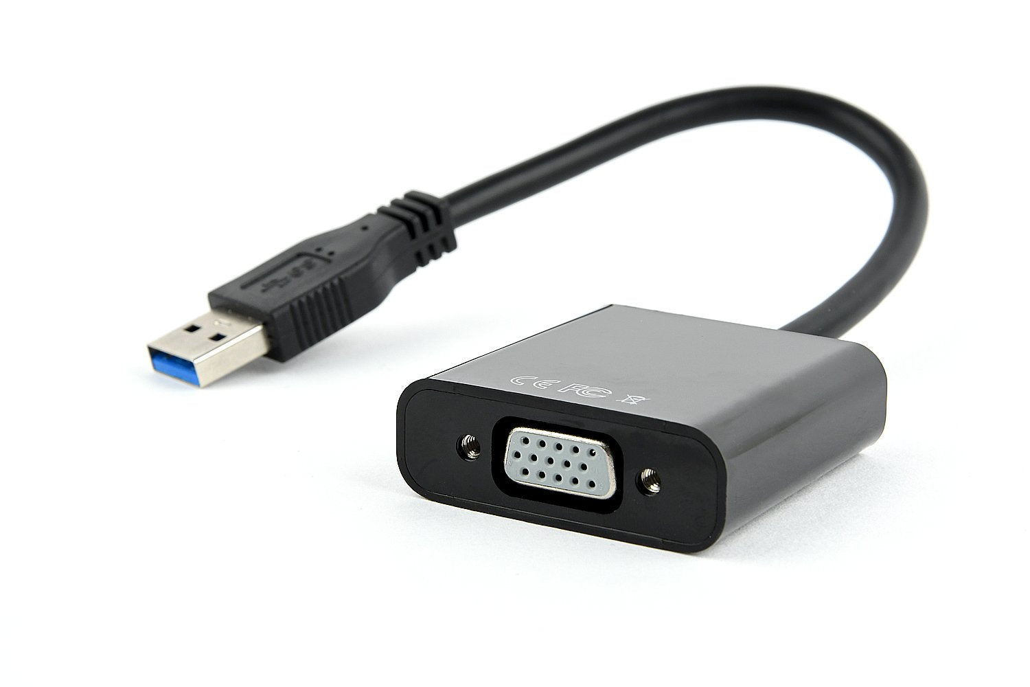 EAN 8716309100175 - Gembird AB-U3M-VGAF-01 Adaptador gráfico USB 1920 x 1080 Pixeles Negro imagen 1