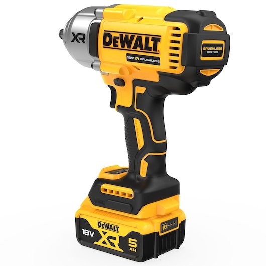 Dewalt Dcf900p2t-Qw Atornilladora De Impacto Con Batería 1/2" 1898 Nm Negro, Amarillo 18 V