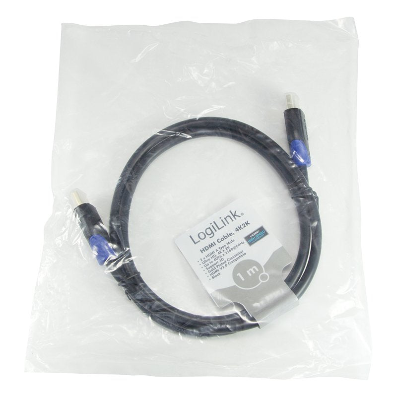 EAN 4052792012439 - LogiLink CH0061 cable HDMI 1 m HDMI tipo A (Estándar) Negro imagen 5