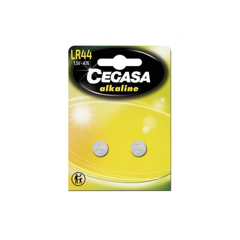 Cegasa Alcalina Lr44 Pila Para Pequeños Aparatos - Ideal Para Mandos A Distancia, Juguetes Y Termometros Digitales -