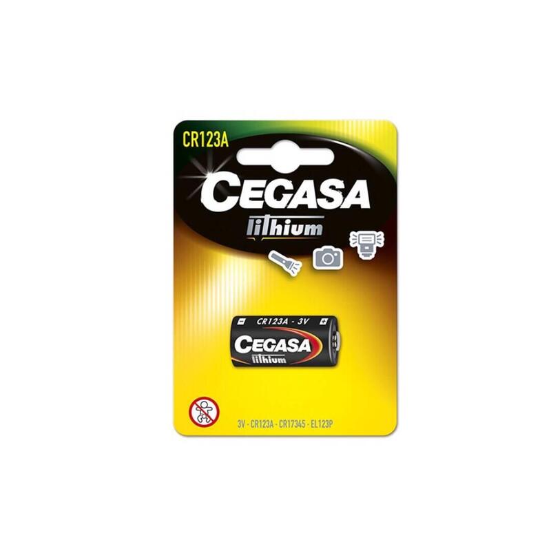 Cegasa Lithium Cr123a Pack De 1 Pila 123a 3v