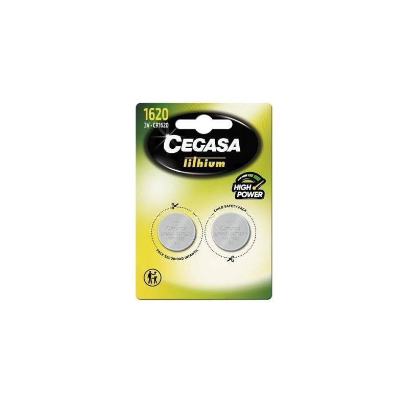 Cegasa Lithium Cr1620 Pack De 2 Pilas 3v