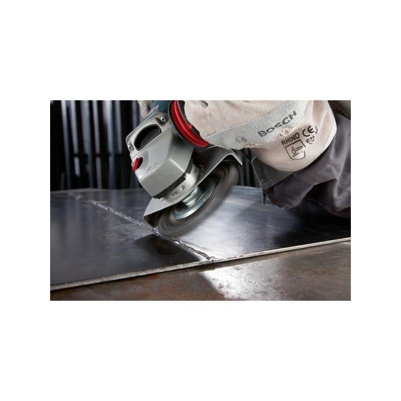 Cepillo De Disco Pesado Bosch Para Metal, Ø 115 Mm, Anudado (Alambre De Acero De 0,5 Mm, M14, Para Amoladoras Angulares 2608622059