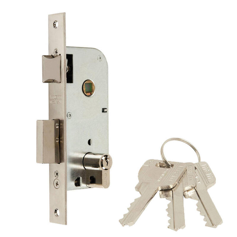 Cerradura De Embutir 1 Punto 1301-135a311 Mcm