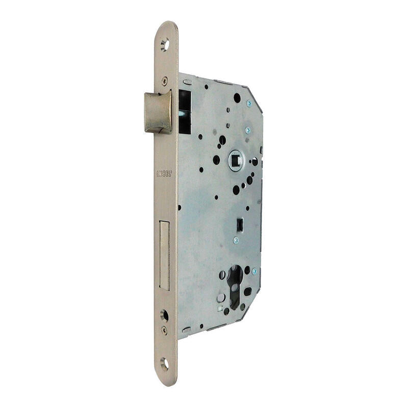 Cerradura Embutir C/R Cre06 50/85 Mm Níquel Satinado