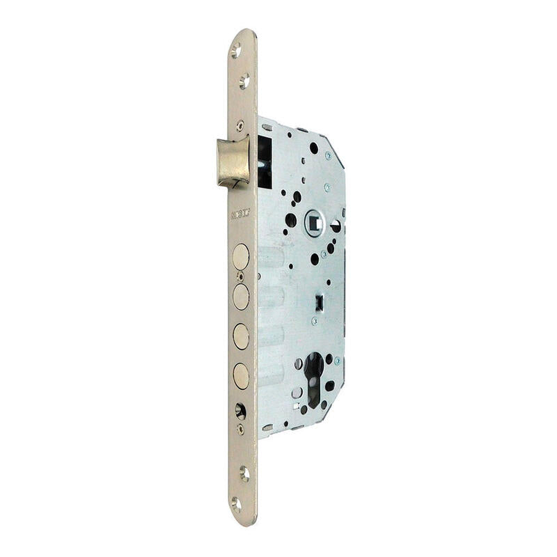 Cerradura Embutir C/R Cre07 50/85 Mm Níquel Satinado