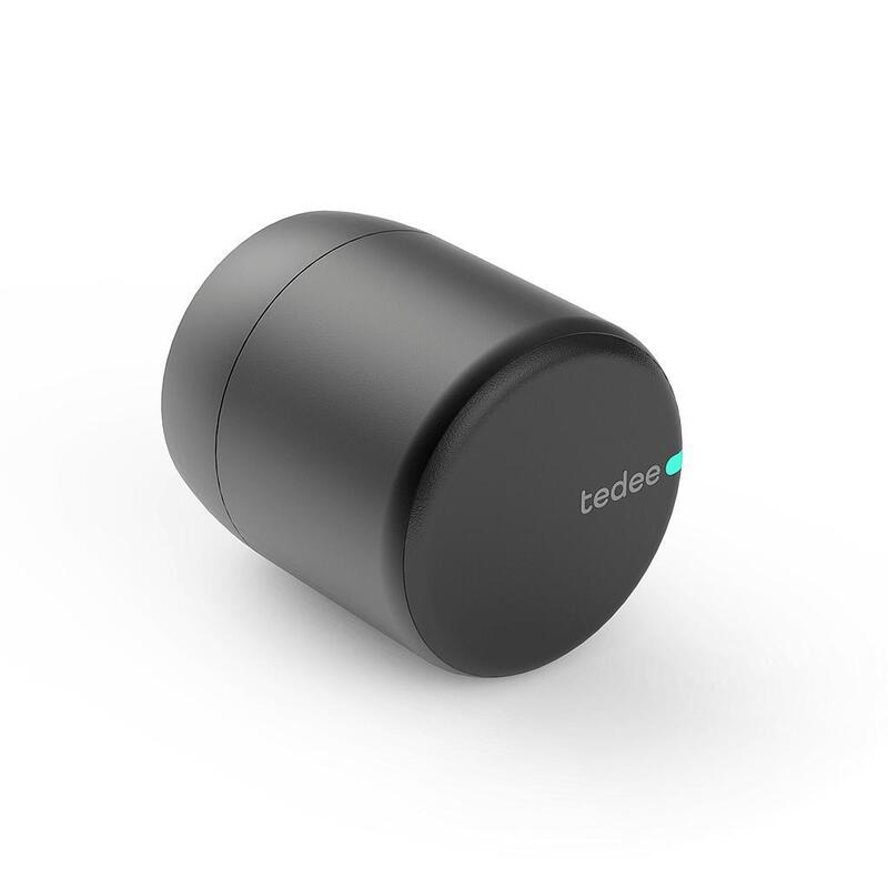 Cerradura Inteligente Tedee Pro Para Acceso A Puertas Sin Llave Negro