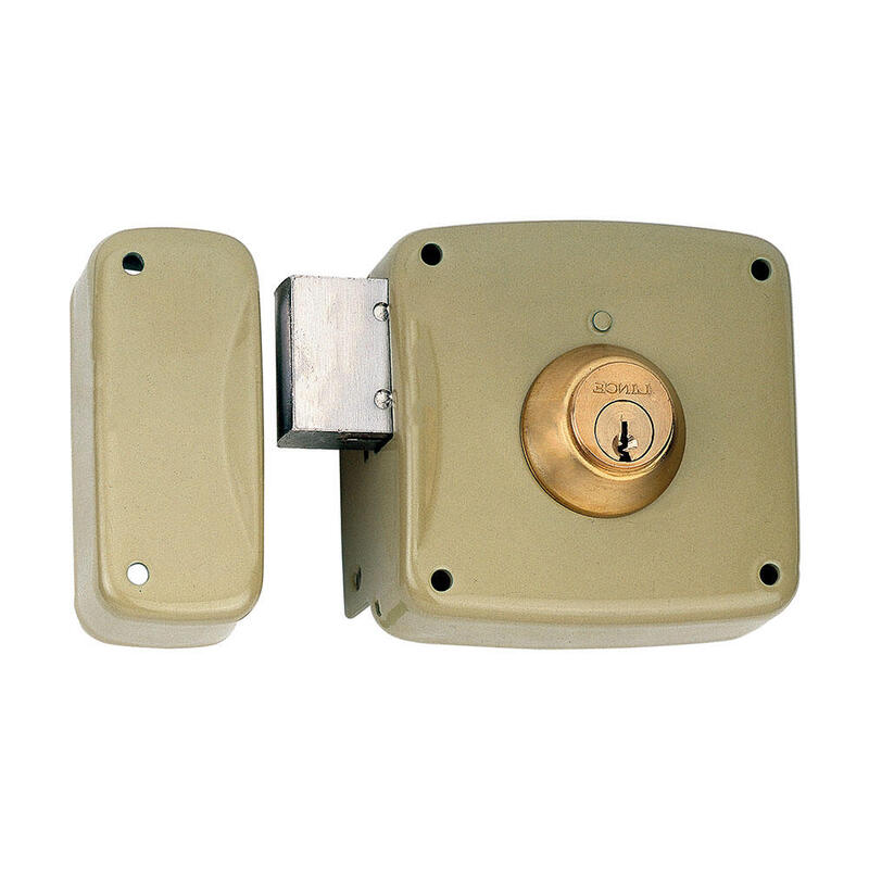 Cerradura Sobreponer Con Cilindro 5124a Entrada 120mm. Mano Izquierda 95124ahe12i Lince