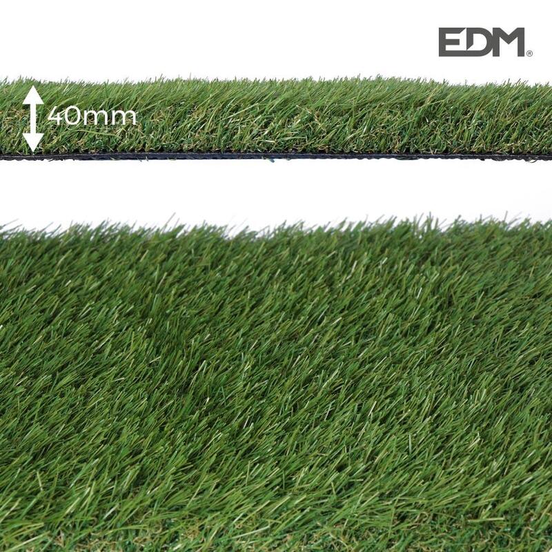 Césped Artificial 40mm Rollo 1x5m Color Verde Modelo: Gracefull Edm