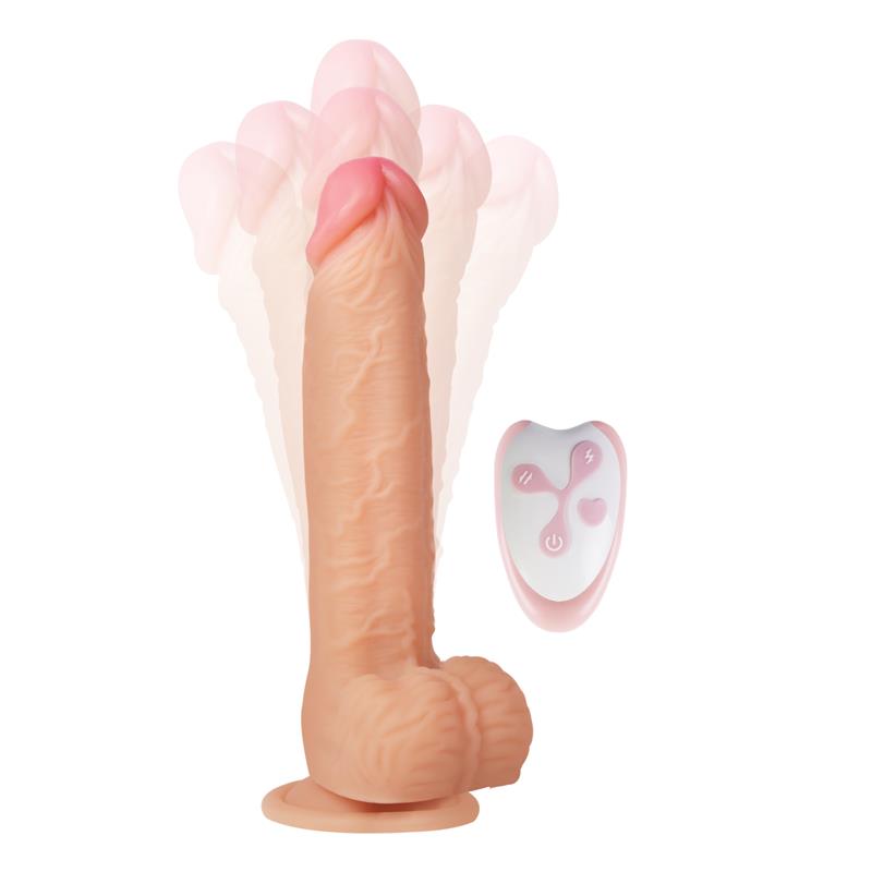 Dildo Realista Rotación Cesur Versión 2.0 , Movimiento Telescópico Y Control Remoto Usb