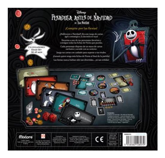 EAN 3558380108979 - Asmodee MIXNBC01ES juego de tablero Pesadilla antes de Navidad Juego de mesa Estrategia imagen 2