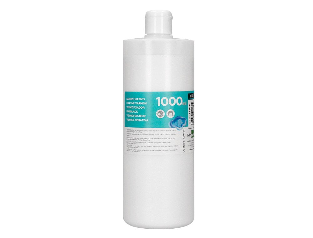 EAN 8423473057494 - Liderpapel FI01 barniz Turquesa, Blanco 1000 ml imagen 1