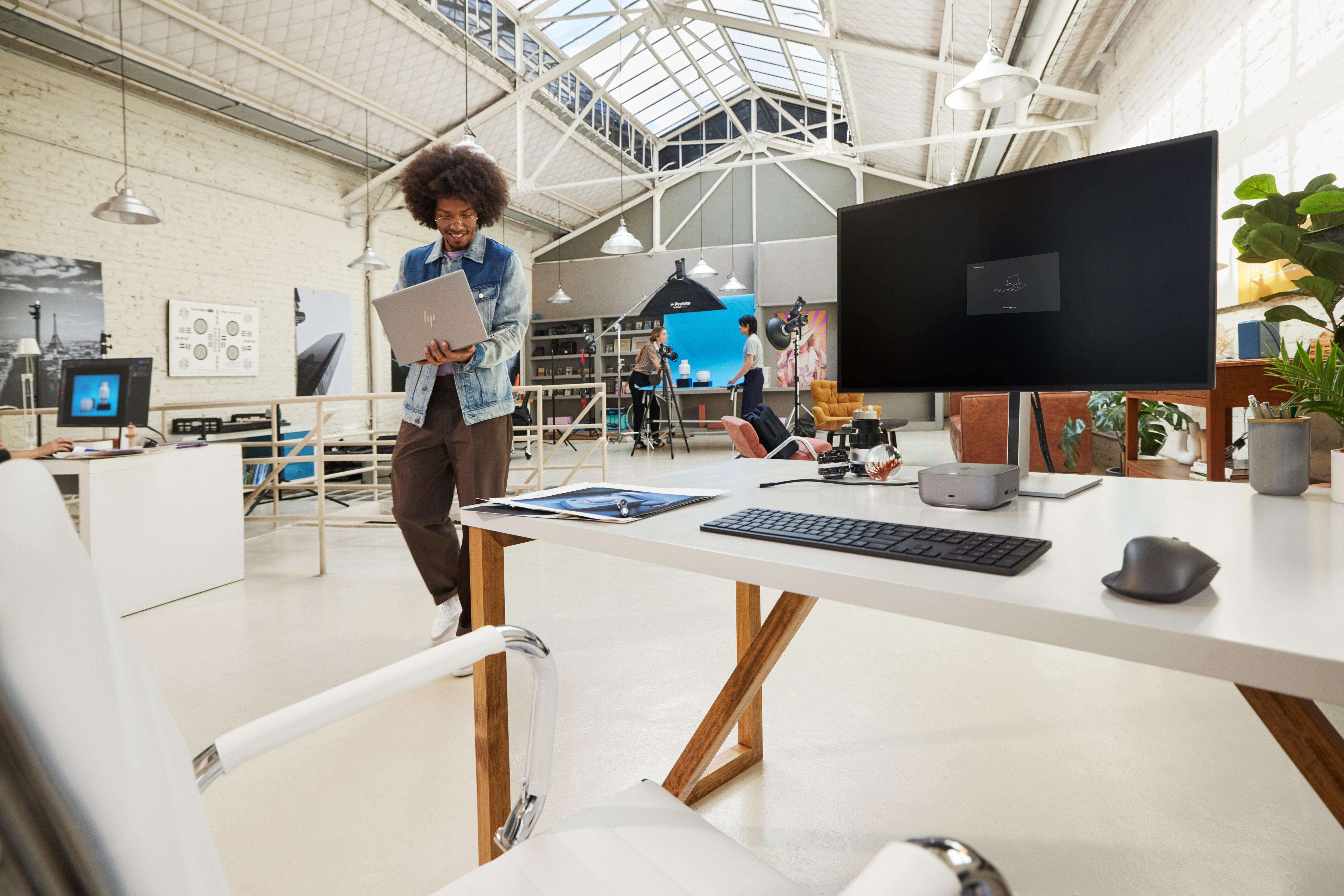 EAN 5715328187412 - HP 975 USB+BT Dual-Mode Wireless Keyboard teclado RF Wireless + Bluetooth Negro imagen 7