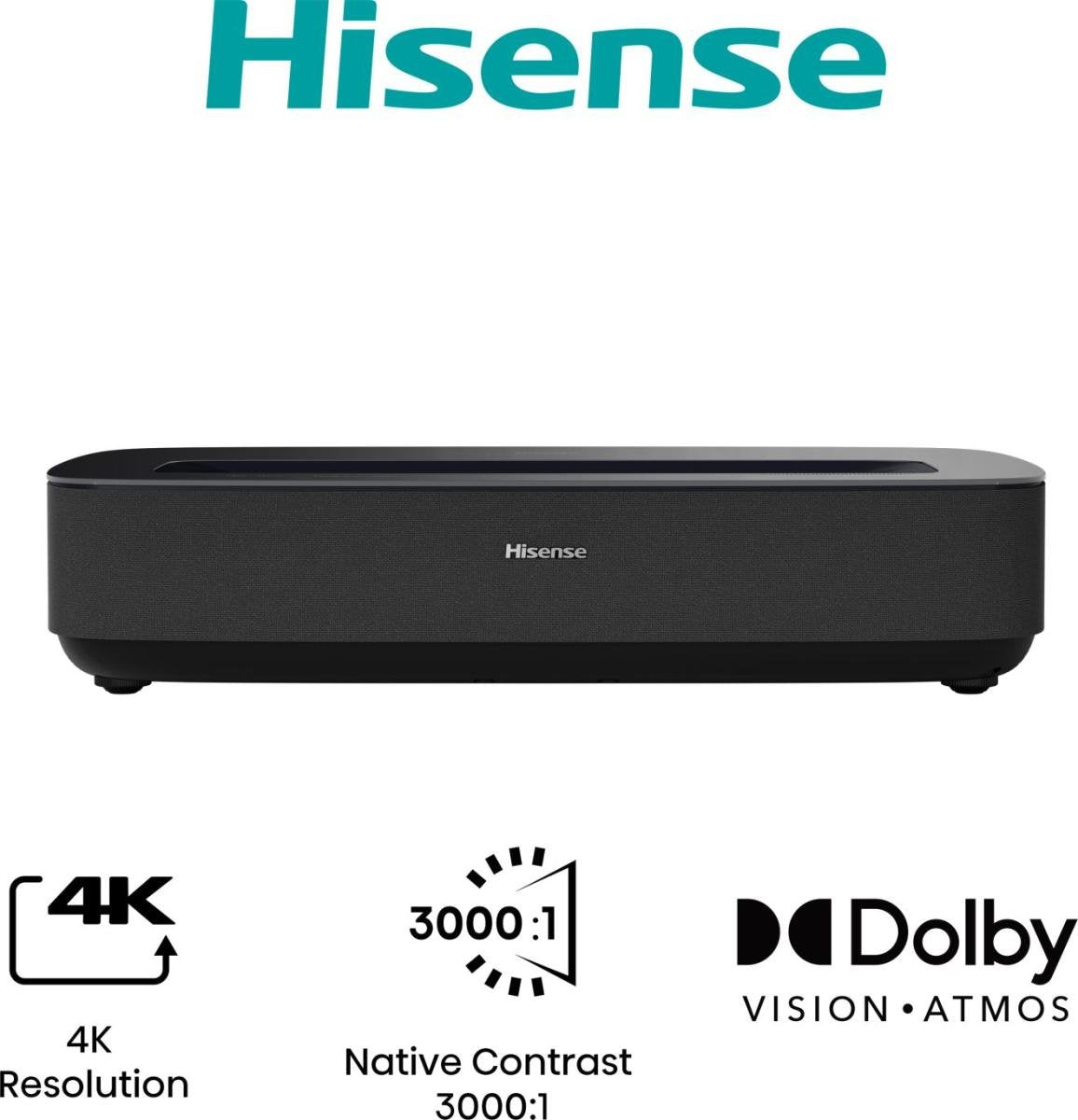 EAN 6942147495117 - Hisense PL1SE proyector de TV Proyector de alcance ultracorto 2100 lúmenes ANSI UHD 4K (3840x2160) Negro, imagen 1