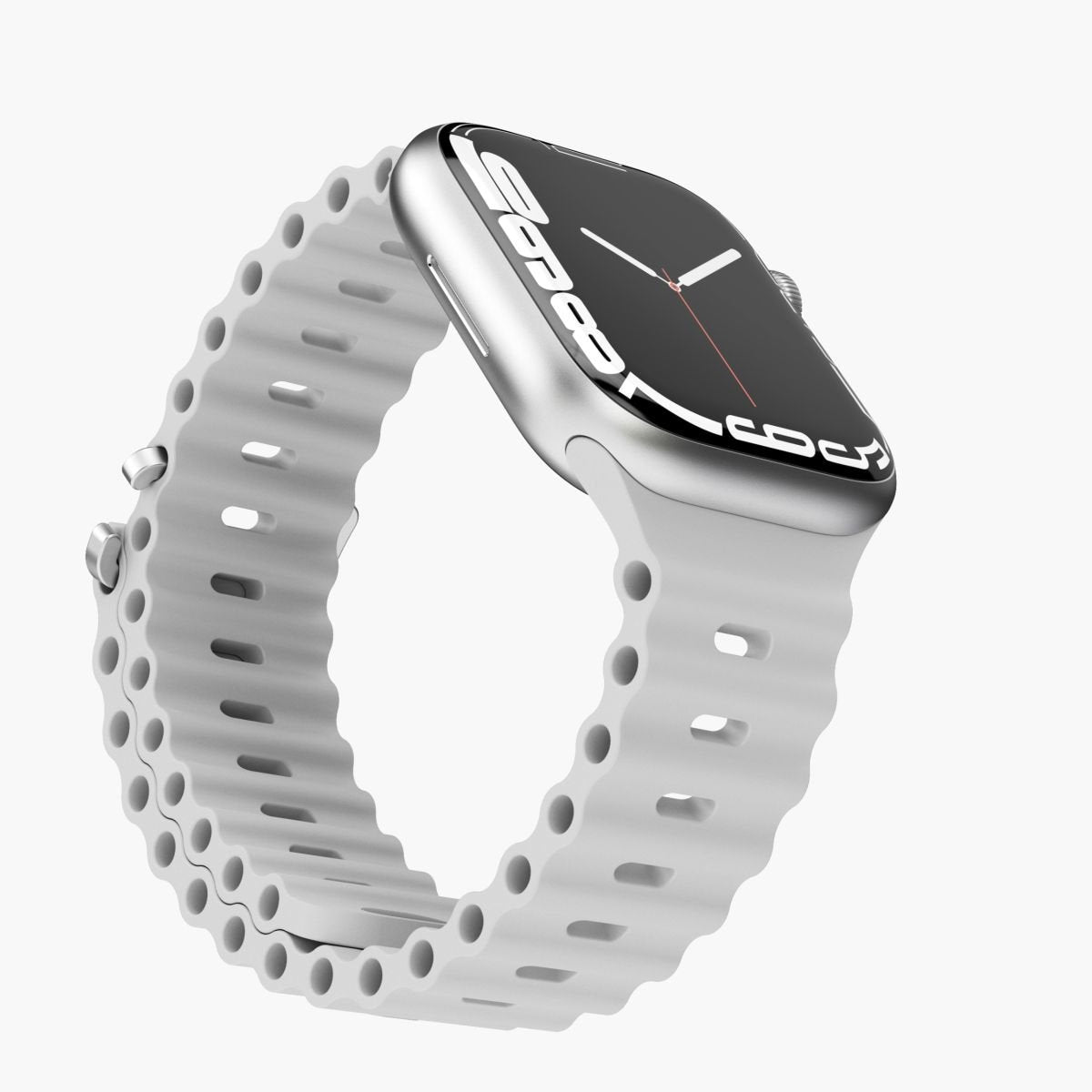 Vonmählen Watchstrap For Apple Ocean Band Funda 2 Band One Light Gris (Aws00083)