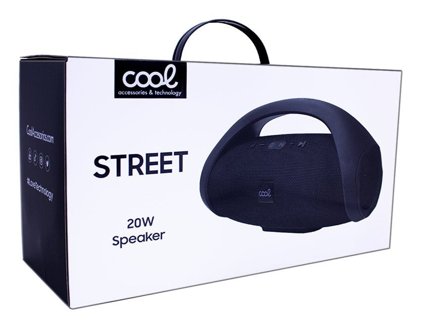 Altavoz Bluetooth Cool Street 20w Negro