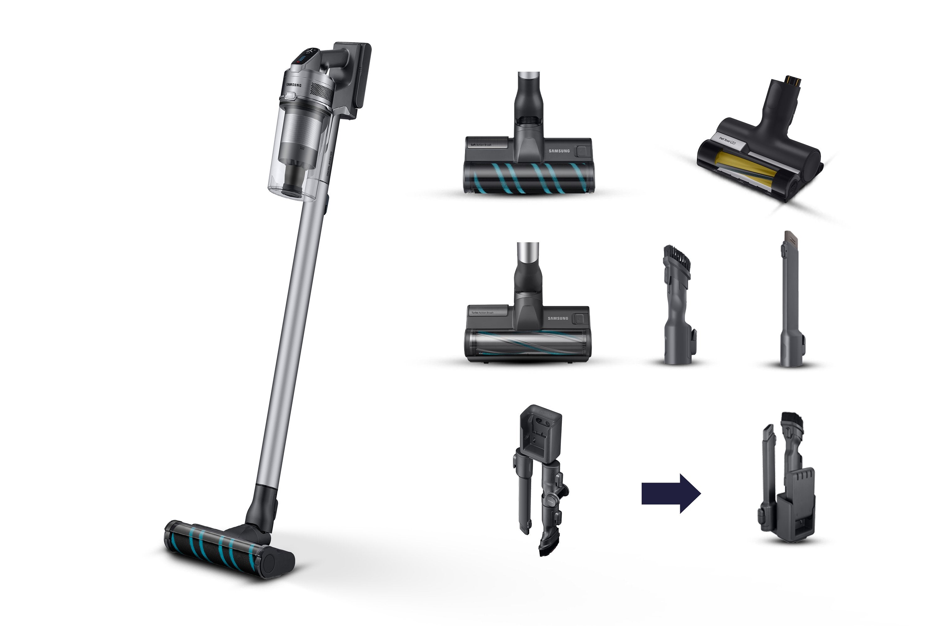 Aspiradora Vertical Samsung Vs20b75acr5/Wa
