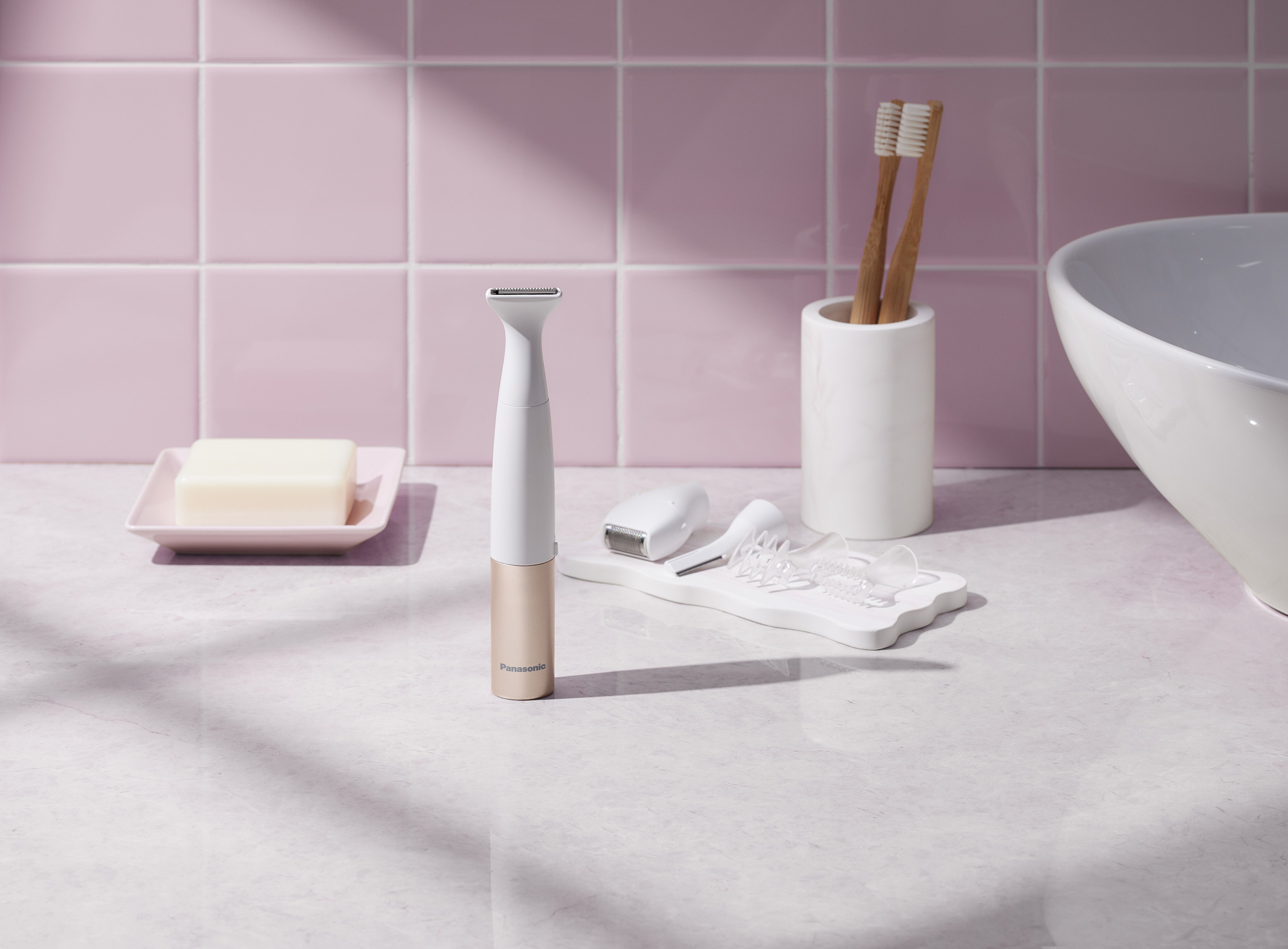 Depiladora Panasonic Es-Wm31-P301 Oro, Blanco