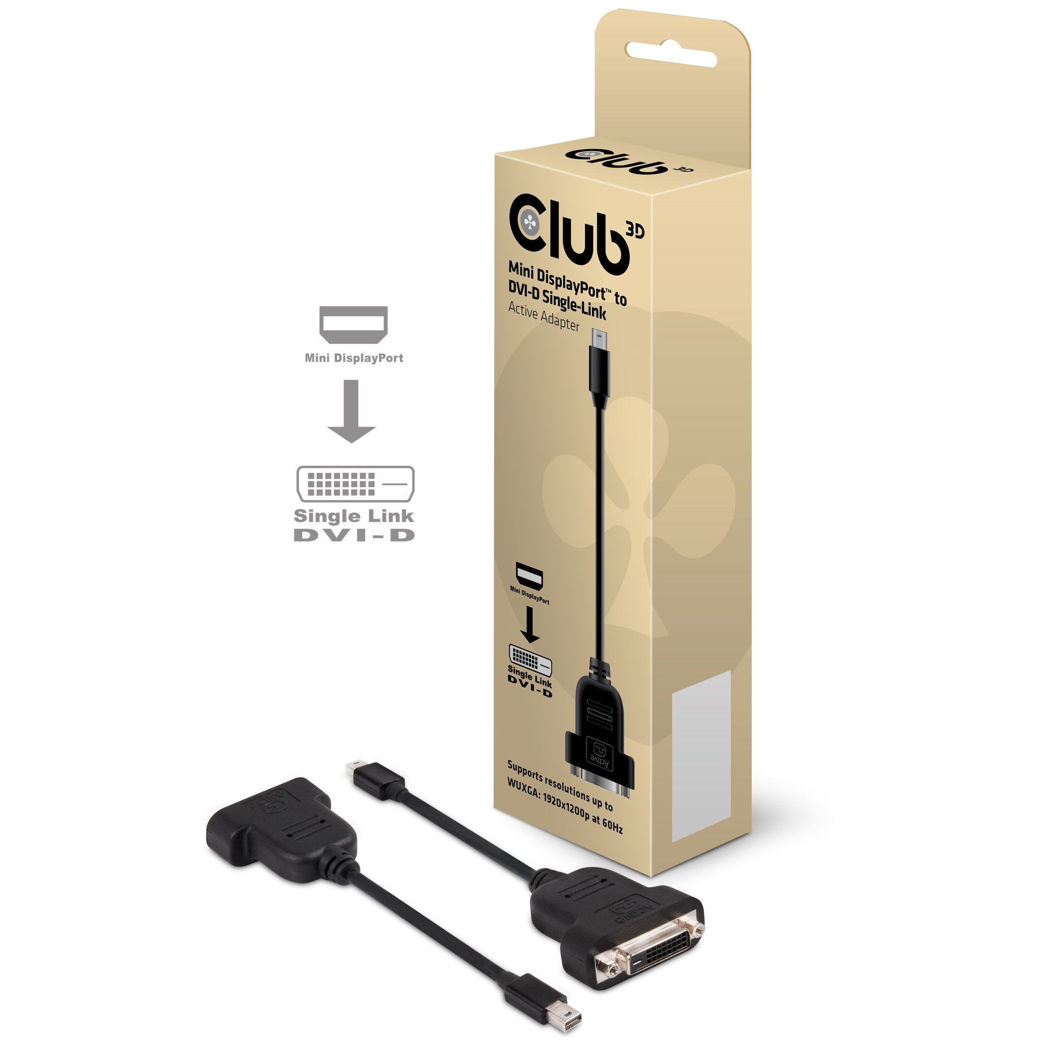 Adaptador Activo Minidisplayport 1.1 -> Dvi-D