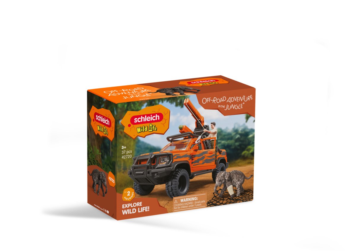 Schleich Wild Life Abenteuerfahrzeug Im Dschungel 42720