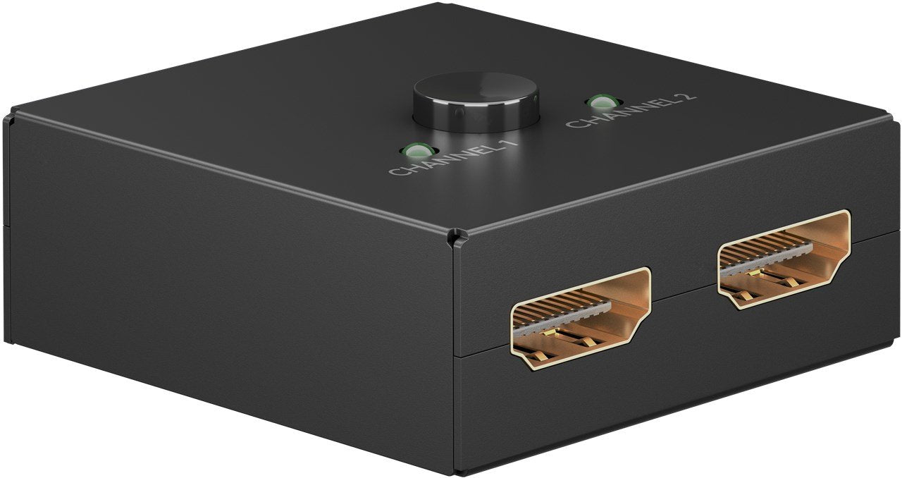 Goobay Switch Hdmi Manual 2 A 1 (4k @ 30hz), Hdmi Negro 58485