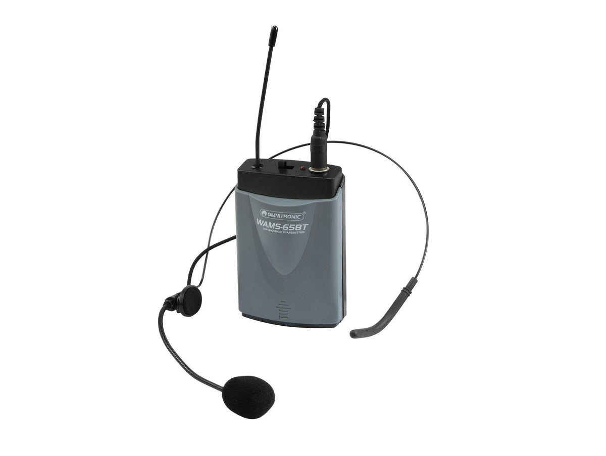 Omnitronic Wams-65bt - Sistema De Micrófono - Negro