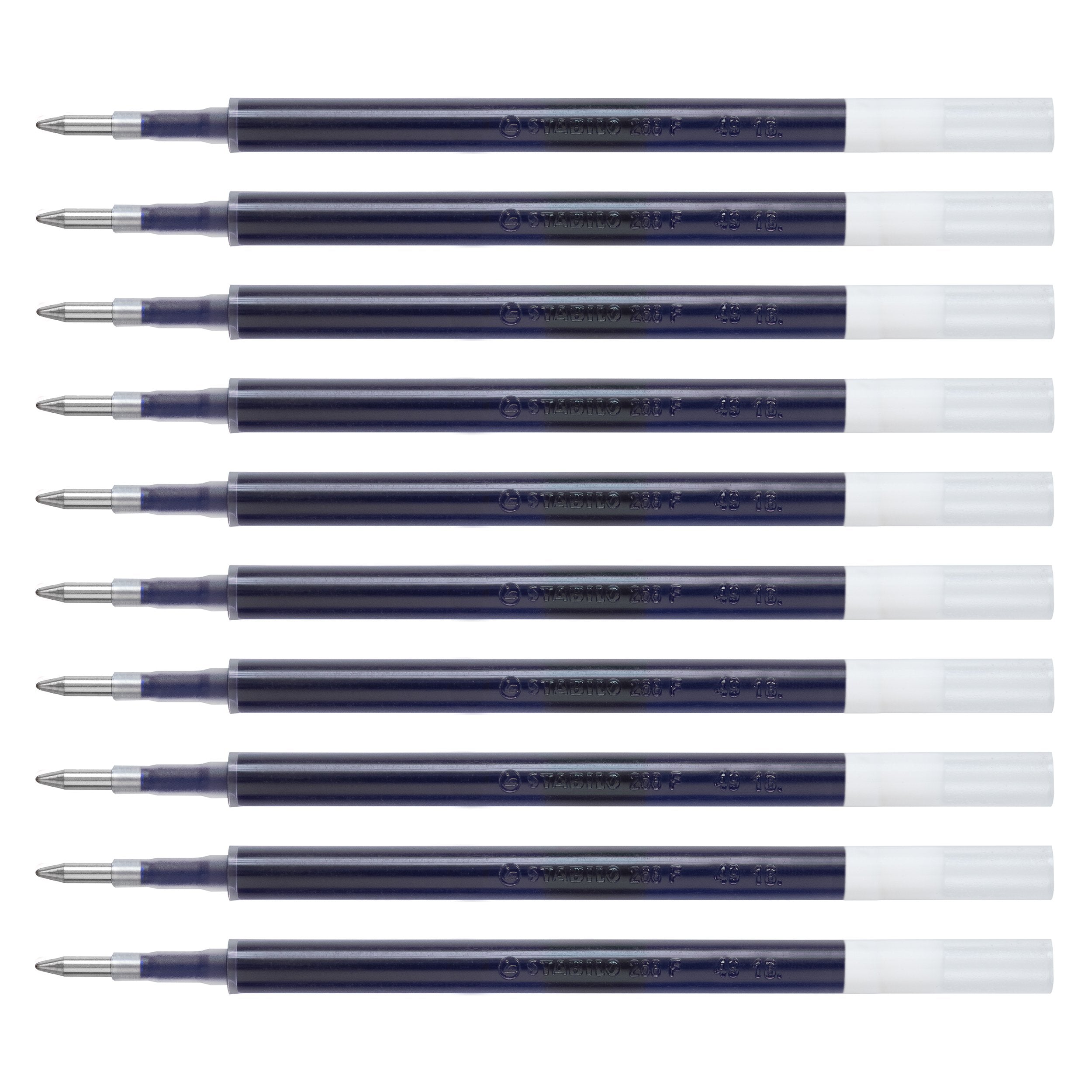 Stabilo Recambio Tinta De Gel Retráctil Palette Fine Azul Caja -10u-