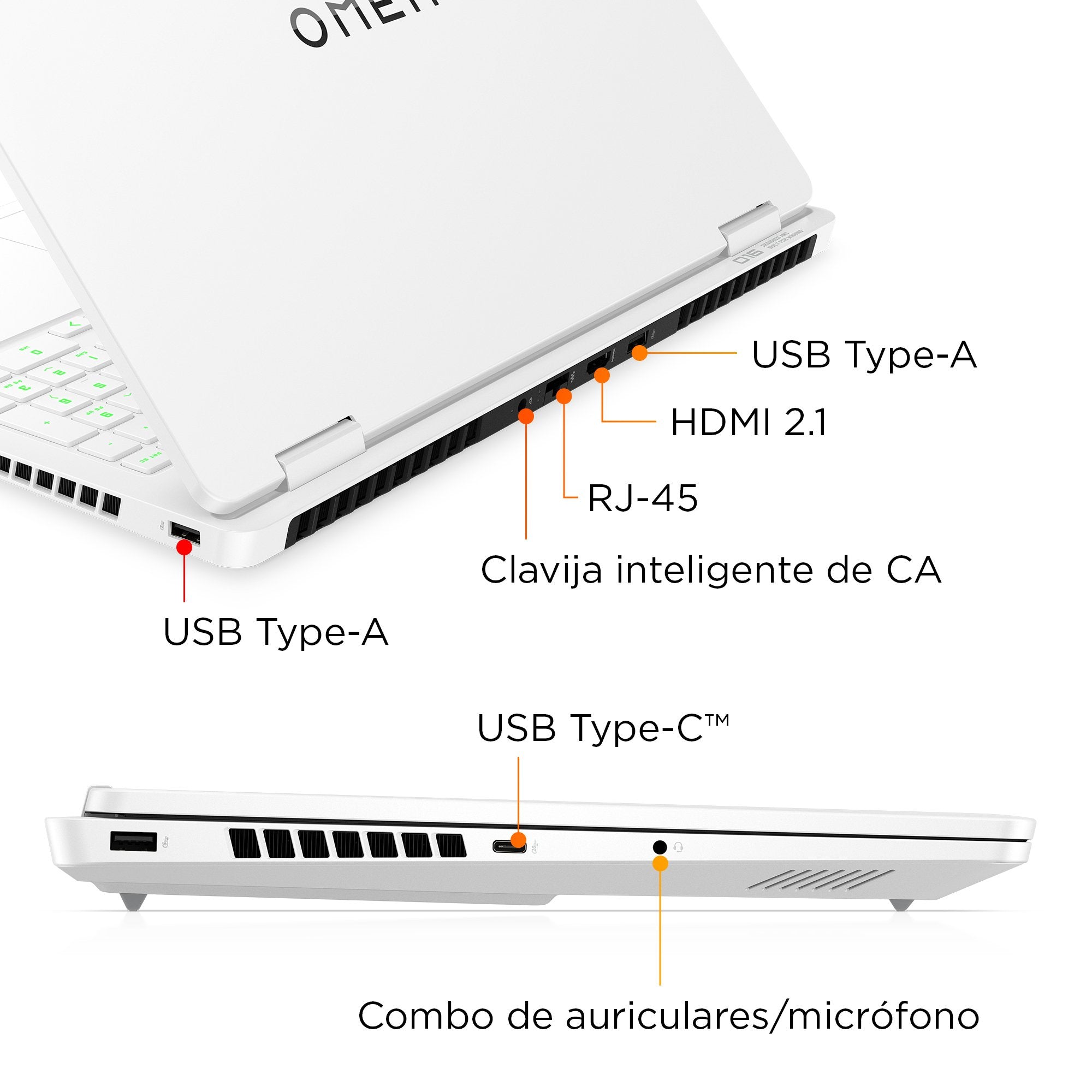 EAN 199251567247 - HP OMEN Gaming Laptop 16-am0045ns i9-14900HX 40,6 cm (16") 2K 32 GB DDR5-SDRAM NVIDIA GeForce RTX 5060 Wi- imagen 5