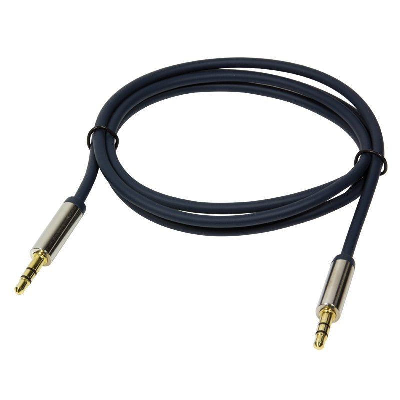 Logilink - Cable Audio 3.5 Stereo M/M 0.30 M, Azul