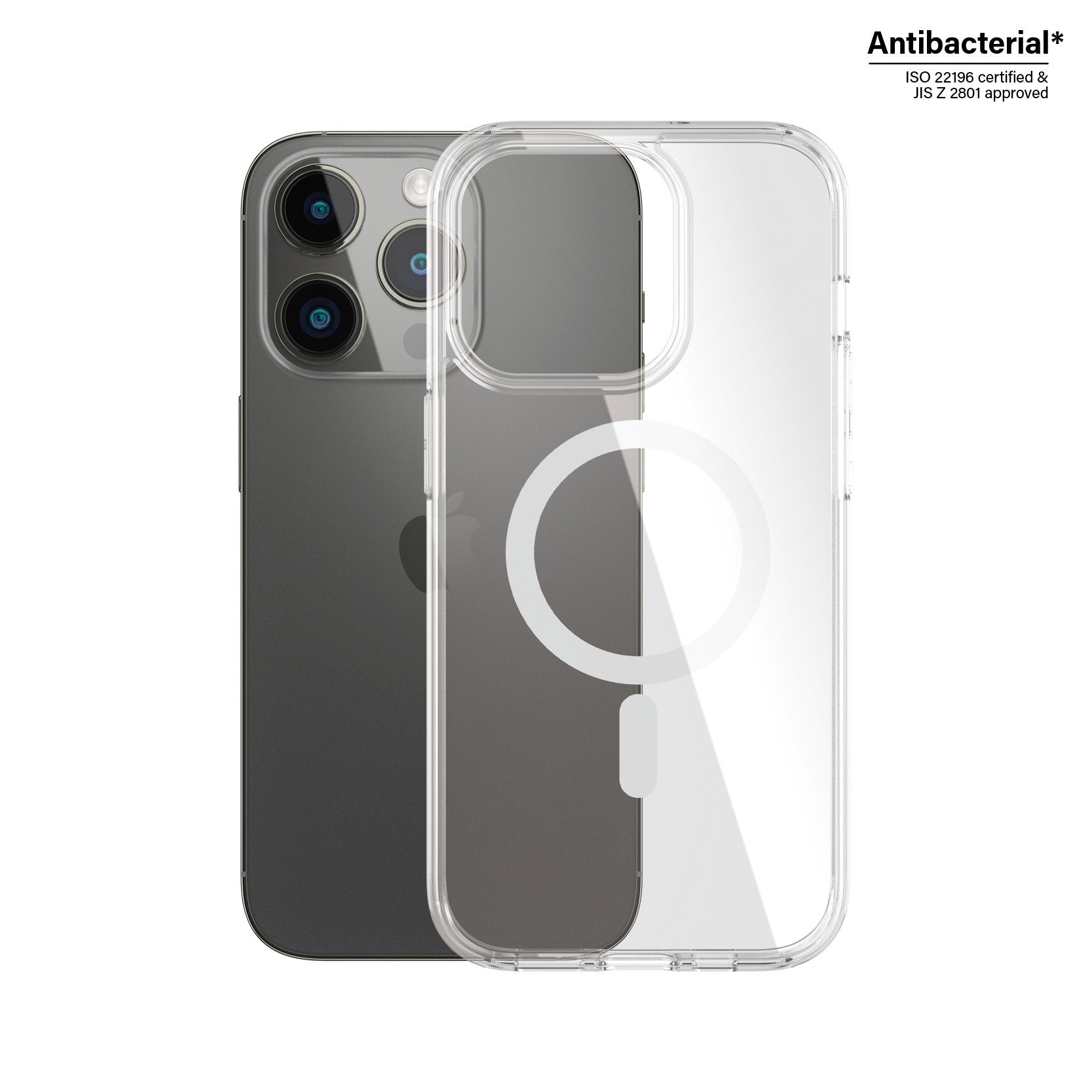 EAN 5711724004100 - PanzerGlass ® HardCase Transparent w. White MagSafe iPhone 14 Pro funda para teléfono móvil 15,5 cm (6.1" imagen 1