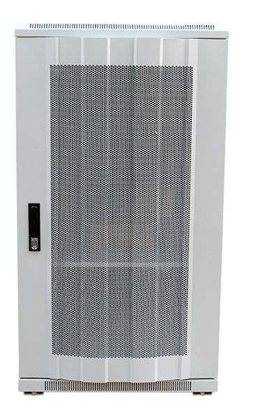 Allnet 19\"Schrank, 42he, B600/T1200mm, Perforierte Blechtüren, Lichtgris, Snb-Serie,