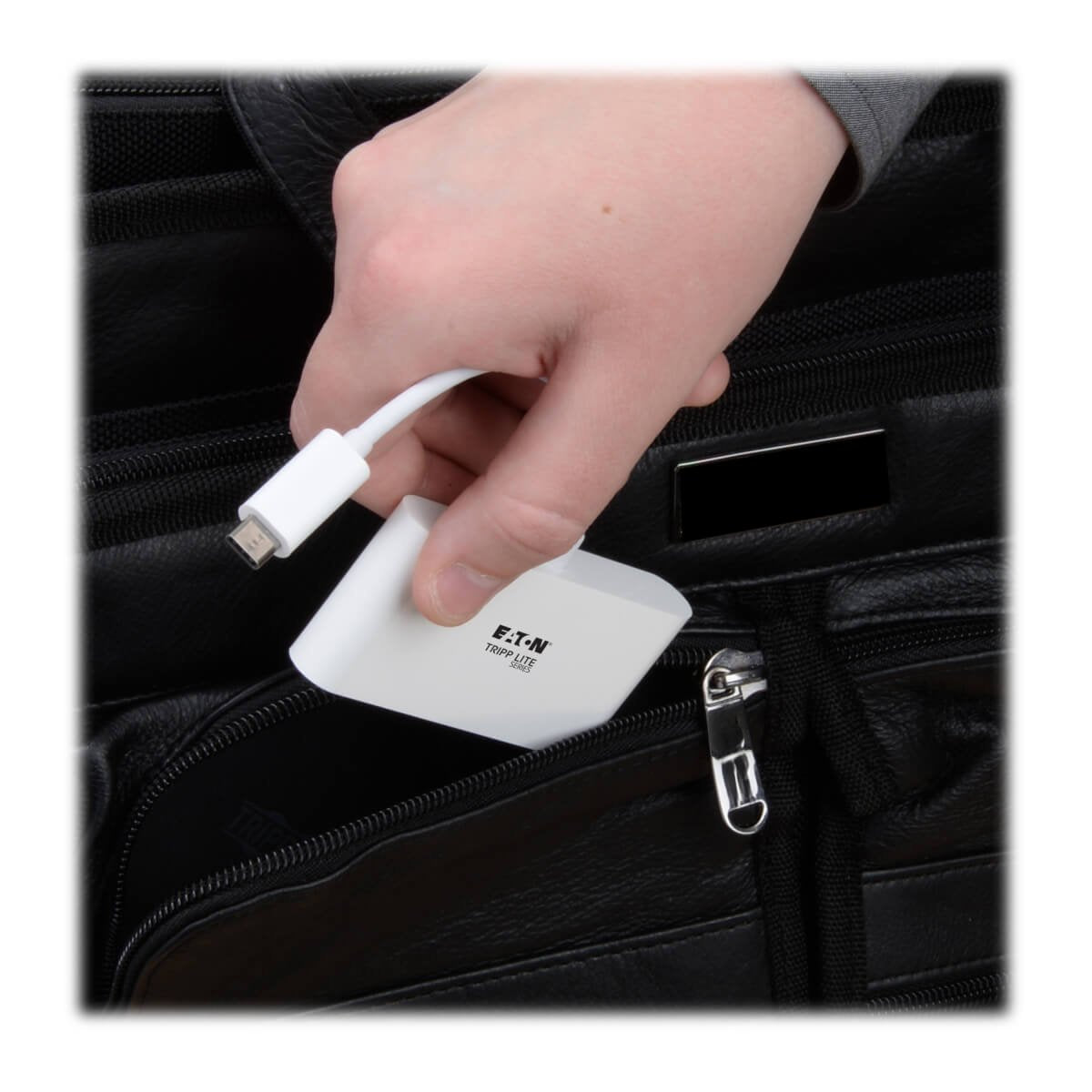 Eaton Tripp Lite 4-Port Usb-C Hub With Power Delivery Usb-C To 4x Usb-A Ports Usb 3.0 White