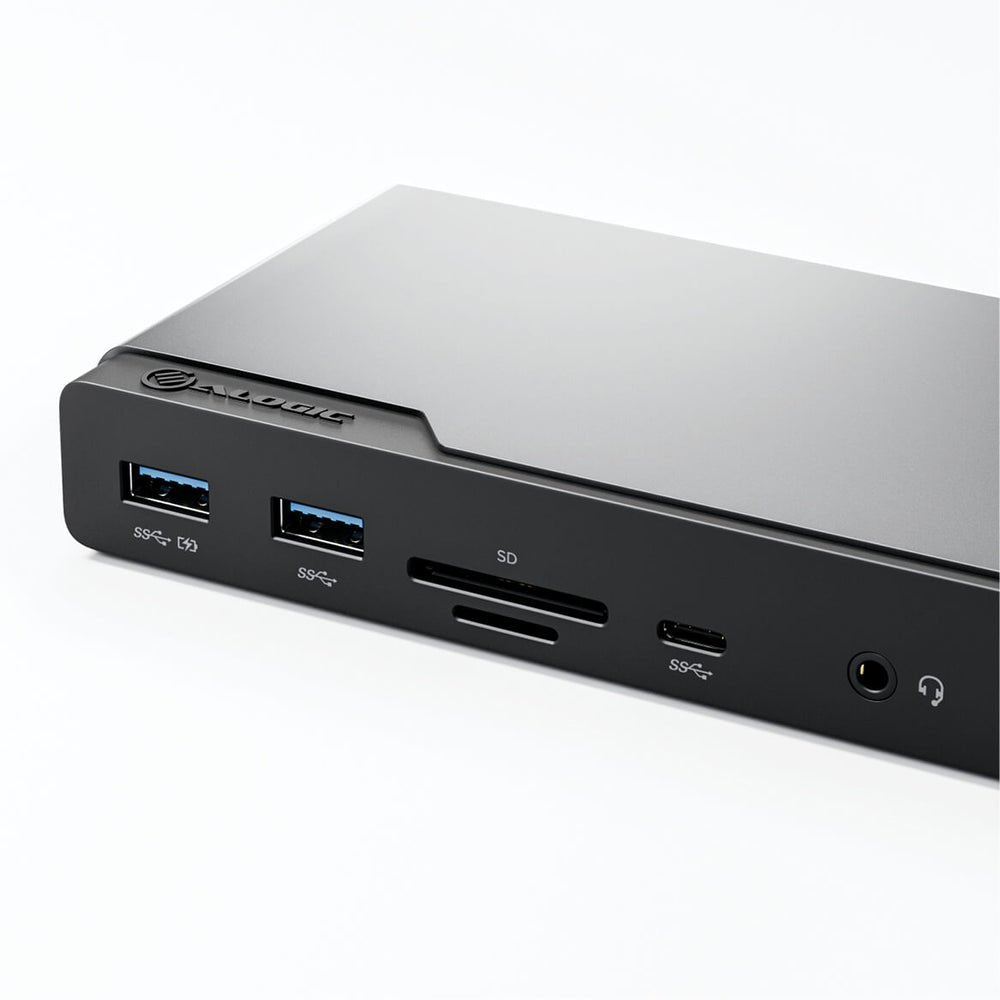 EAN 9350784026590 - ALOGIC DV4 Alámbrico USB 3.2 Gen 1 (3.1 Gen 1) Type-C Gris imagen 4